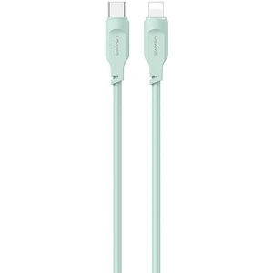Kabel USAMS Lithe Series USB-C/Lightning PD Fast Charging 1,2m 20W grün (US-SJ566)