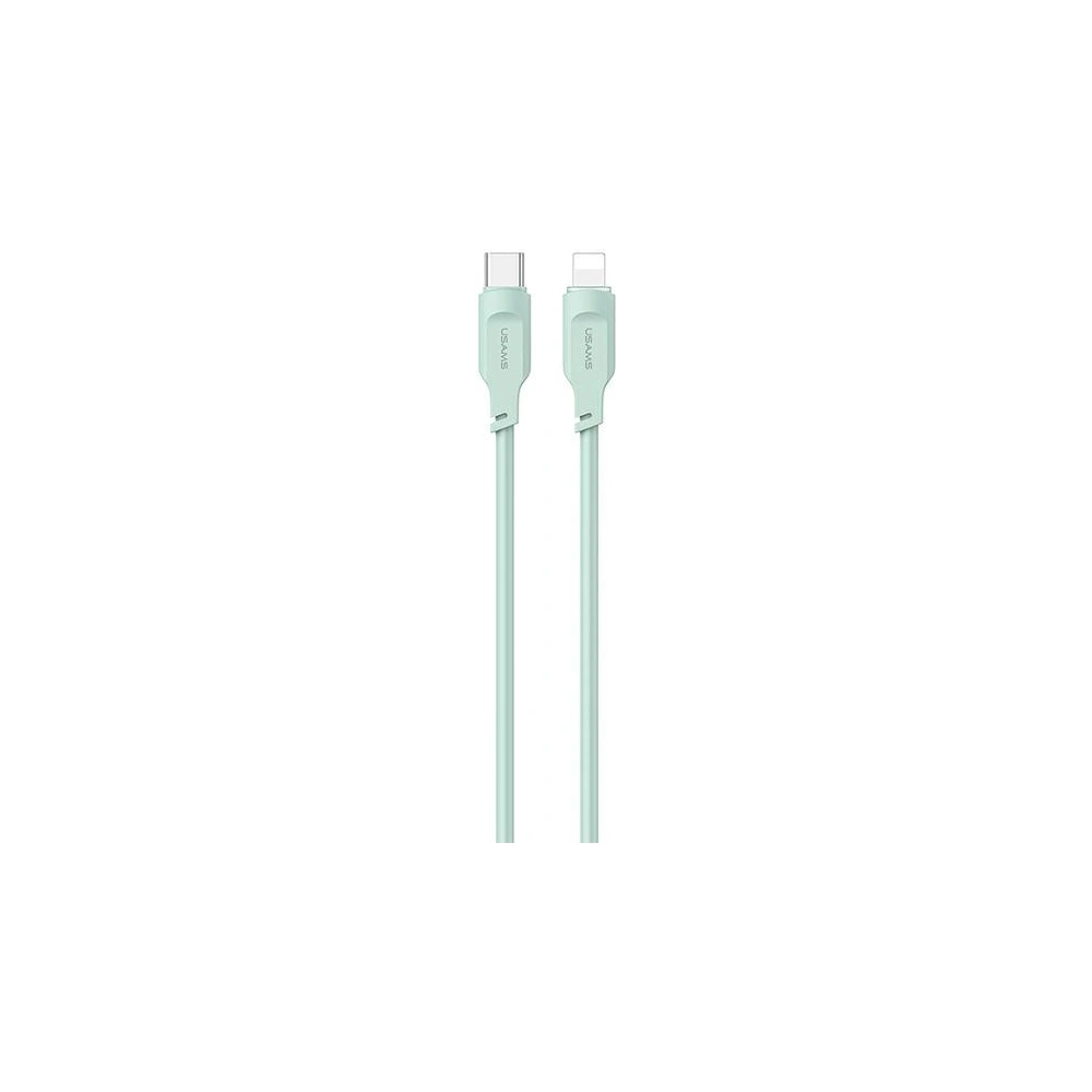 Hurtownia GSM - Cablu USAMS Lithe Series USB-C/Lightning PD Încărcare Rapidă 1,2m 20W verde (US-SJ566) - USA843 - {ean13} - Hurt