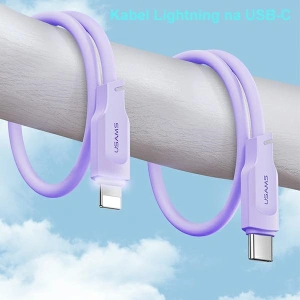 Kabel USAMS Lithe Series USB-C/Lightning PD Fast Charging 1,2m 20W grün (US-SJ566)