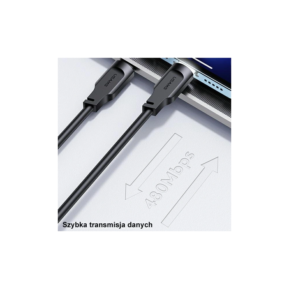 Hurtownia GSM - USAMS Lithe Sorozat USB-C/Lightning PD Gyors Töltő Kábel 1,2m 20W zöld (US-SJ566) - USA843 - {ean13} - Hurt