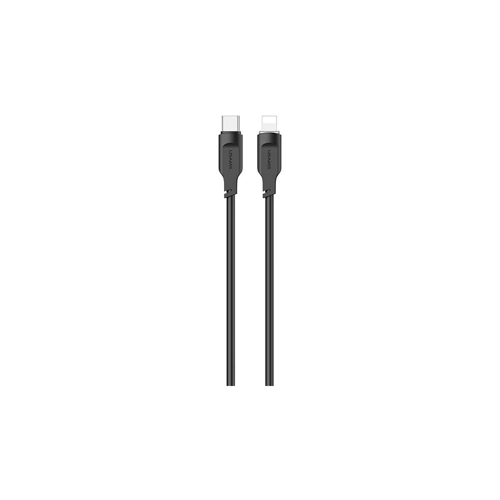 Hurtownia GSM - Kabel USAMS Lithe Series USB-C/Lightning PD Fast Charging 1,2m 20W černý/black (US-SJ566) - USA844 - {ean13} - Hurt