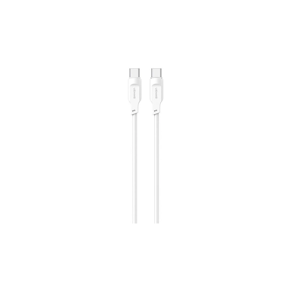 Hurtownia GSM - Cablu USAMS Lithe Series USB-C PD Încărcare Rapidă 1,2m 100W alb/white (US-SJ567) - USA845 - {ean13} - Hurt