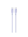 Cablul USAMS Lithe Series USB-C PD Încărcare Rapidă 1,2m 100W purpuriu (US-SJ567)