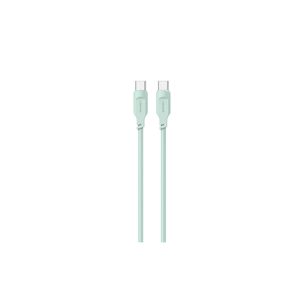 Hurtownia GSM - Cablul USAMS Lithe Series USB-C PD Încărcare Rapidă 1,2m 100W verde (US-SJ567) - USA848 - {ean13} - Hurt