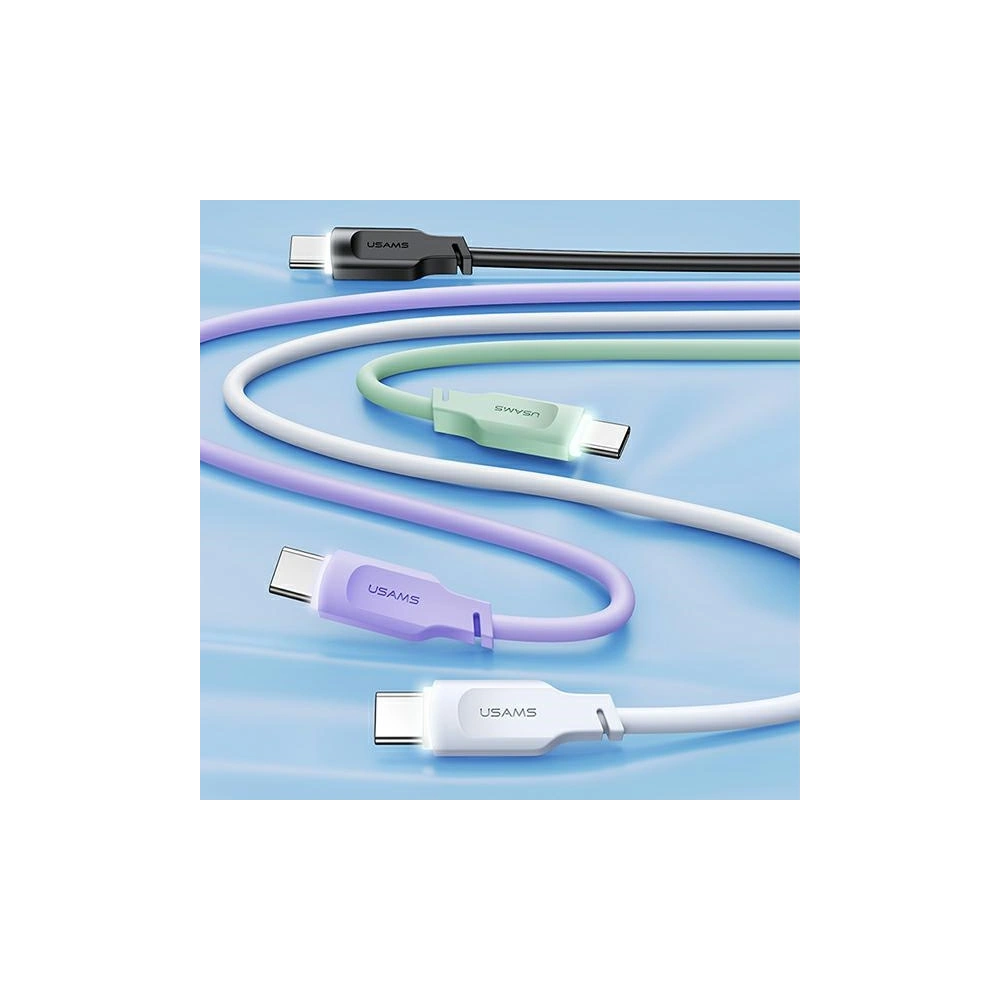 Hurtownia GSM - USAMS Lithe Series USB-C PD Schnelllade-Kabel 1,2m 6A grün (US-SJ568) - USA852 - {ean13} - Hurt
