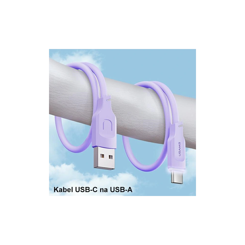 Hurtownia GSM - USAMS Lithe Series USB-C PD Schnelllade-Kabel 1,2m 6A grün (US-SJ568) - USA852 - {ean13} - Hurt