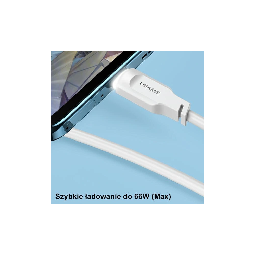 Hurtownia GSM - USAMS Lithe Series USB-C PD Schnelllade-Kabel 1,2m 6A grün (US-SJ568) - USA852 - {ean13} - Hurt