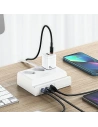 Hurtownia GSM - Listwa zasilająca USAMS USB Extension Socket 65W Super Si Fast Charging biały/white CC160TC01 (US-CC160) - USA853 - {ean13} - Hurt