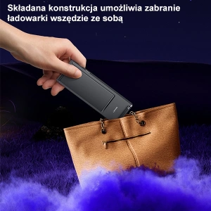 Hurtownia GSM - USAMS vezeték nélküli töltő lámpával 3w1 15W fekete/black CD181WXC01 (US-CD181) - USA854 - {ean13} - Hurt