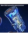 Hurtownia GSM - USAMS C32 autós töltő 1xUSB+1xUSB-C 30W Gyors Töltés kék (US-CC164) - USA856 - {ean13} - Hurt