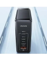 Hurtownia GSM - Ładowarka sieciowa USAMS T50 3xUSB-C+1xUSB GaN 100W PD Fast Charge czarny/black (US-CC163) - USA860 - {ean13} - Hurt