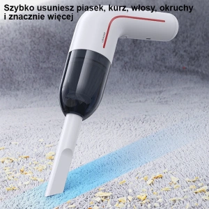 Hurtownia GSM - Bezdrátový vysavač USAMS LEJ série bílý/white (US-ZB253) - USA861 - {ean13} - Hurt
