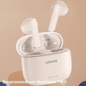 Hurtownia GSM - Bezdrátová sluchátka TWS USAMS US Series Dual mic Bluetooth 5.3 černá/bílá BHUUS01 - USA863 - {ean13} - Hurt