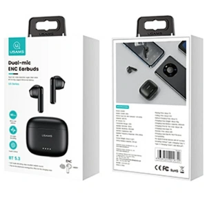 Hurtownia GSM - Bezdrátová sluchátka TWS USAMS US Series Dual mic Bluetooth 5.3 černá/bílá BHUUS01 - USA863 - {ean13} - Hurt
