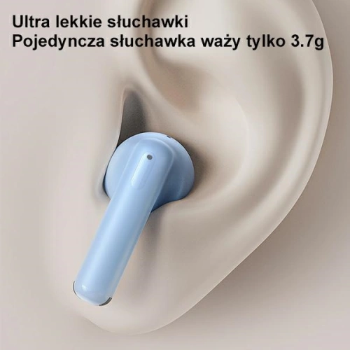 Słuchawki TWS USAMS US Series Dual mic Bluetooth 5.3 niebieskie/blue BHUUS03