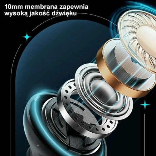 Słuchawki TWS USAMS XJ13 Gaming Earbuds Bluetooth 5.3 czarny/black (US-XJ13)
