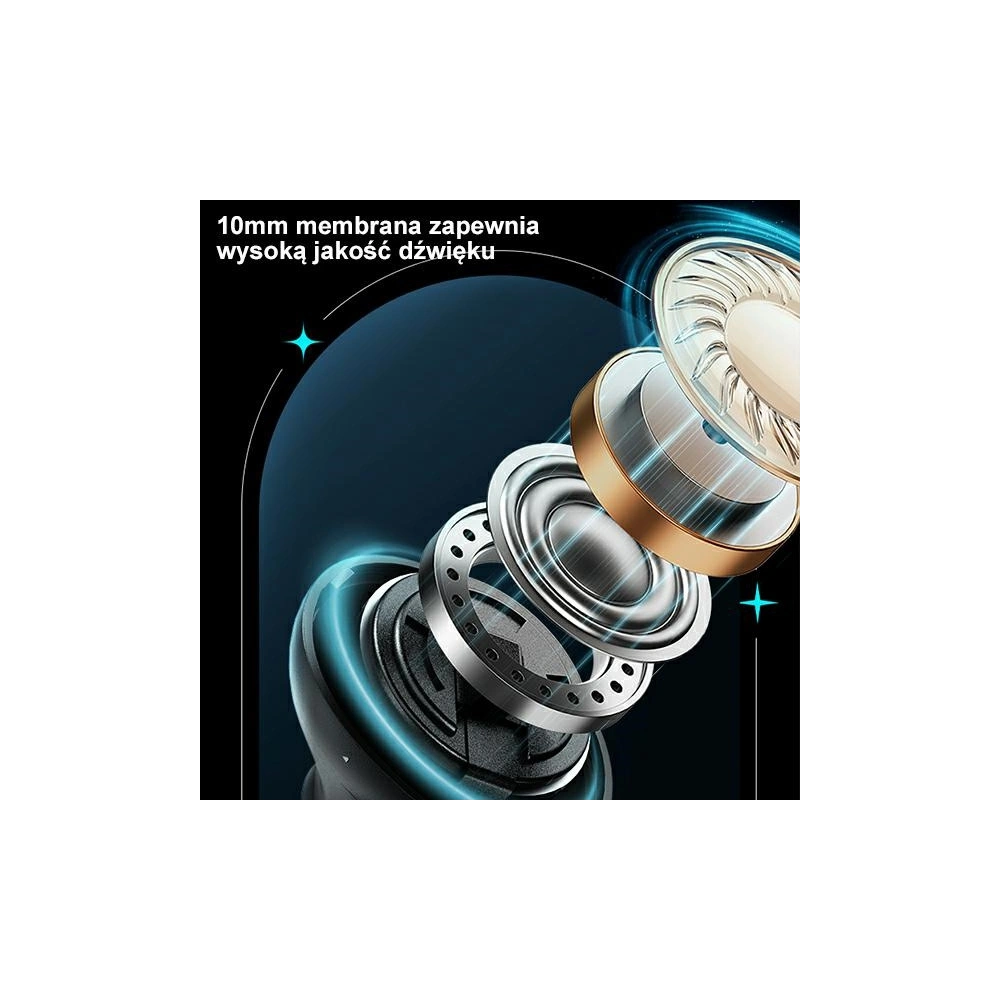 Hurtownia GSM - TWS-Kopfhörer USAMS XJ13 Gaming Earbuds Bluetooth 5.3 schwarz (US-XJ13) - USA865 - {ean13} - Hurt