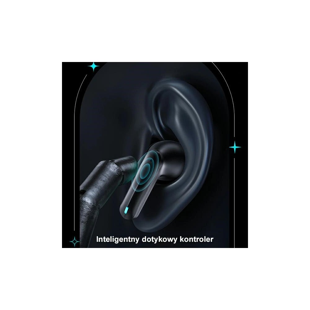 Hurtownia GSM - Căști TWS USAMS XJ13 Gaming Earbuds Bluetooth 5.3 negru/black (US-XJ13) - USA865 - {ean13} - Hurt