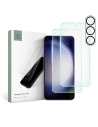 Edzett üveg + fényképezőgép objektívekhez Tech-Protect Supreme Set Samsung Galaxy S23 Clear [2+1 PACK]