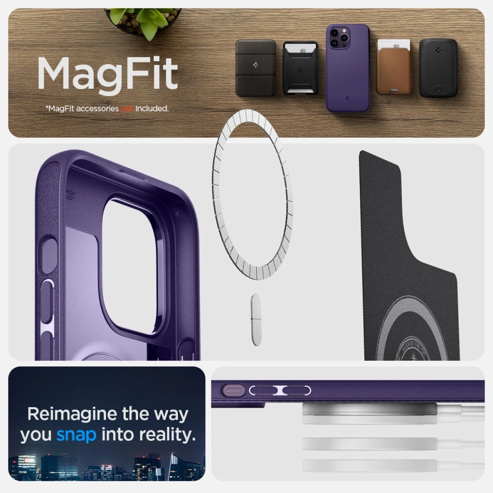 Hurtownia GSM - Etui Spigen Mag Armor Apple iPhone 14 Pro Deep Purple - SPN2606 - {ean13} - Hurt