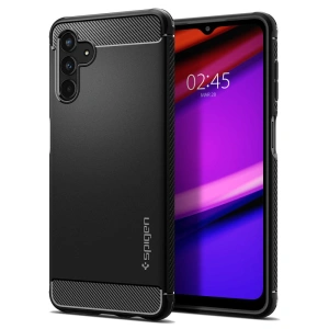 Hurtownia GSM - Etui Spigen Rugged Armor Galaxy A04s/A13 5G Matt Fekete - SPN2607 - {ean13} - Hurt