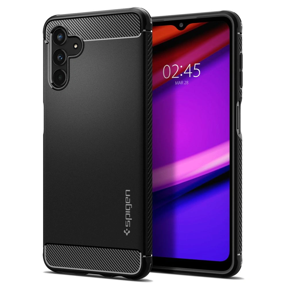 Hurtownia GSM - Etui Spigen Rugged Armor Galaxy A04s/A13 5G Matt Fekete - SPN2607 - {ean13} - Hurt