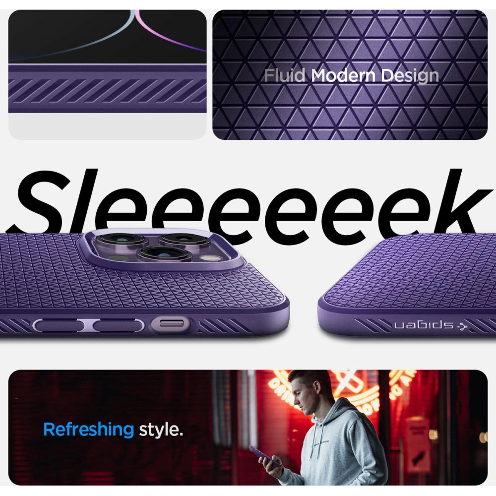 Wholesale Spigen Liquid Air Apple iPhone 14 Pro Max Deep Purple - SPN2608 - {ean13} - Hurt