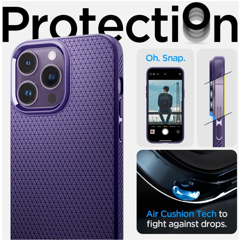 Wholesale Spigen Liquid Air Apple iPhone 14 Pro Max Deep Purple - SPN2608 - {ean13} - Hurt