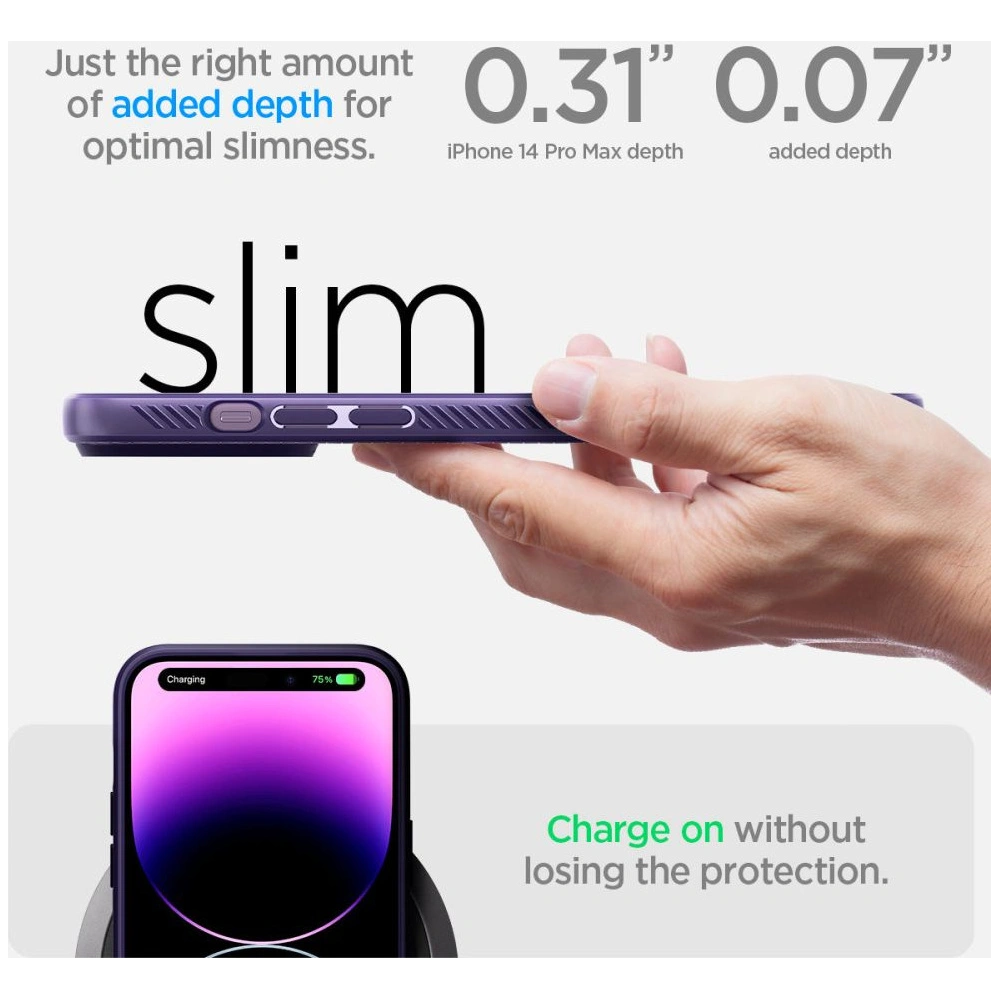 Hurtownia GSM - Case Spigen Liquid Air Apple iPhone 14 Pro Max Deep Purple - SPN2608 - {ean13} - Hurt