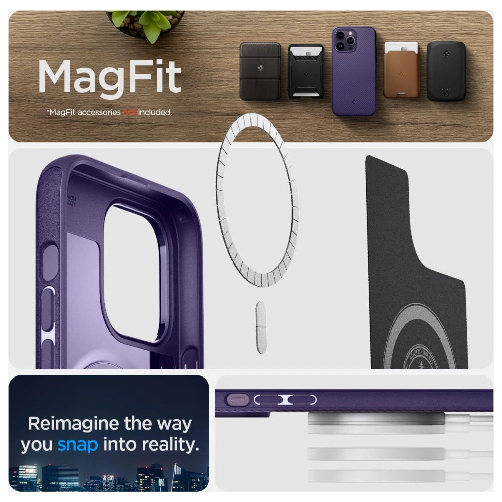 Hurtownia GSM - Etui Spigen Mag Armor Apple iPhone 14 Pro Max Deep Purple - SPN2609 - {ean13} - Hurt