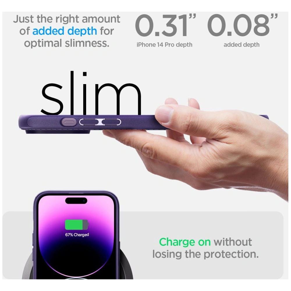 Hurtownia GSM - Etui Spigen Mag Armor Apple iPhone 14 Pro Max Deep Purple - SPN2609 - {ean13} - Hurt
