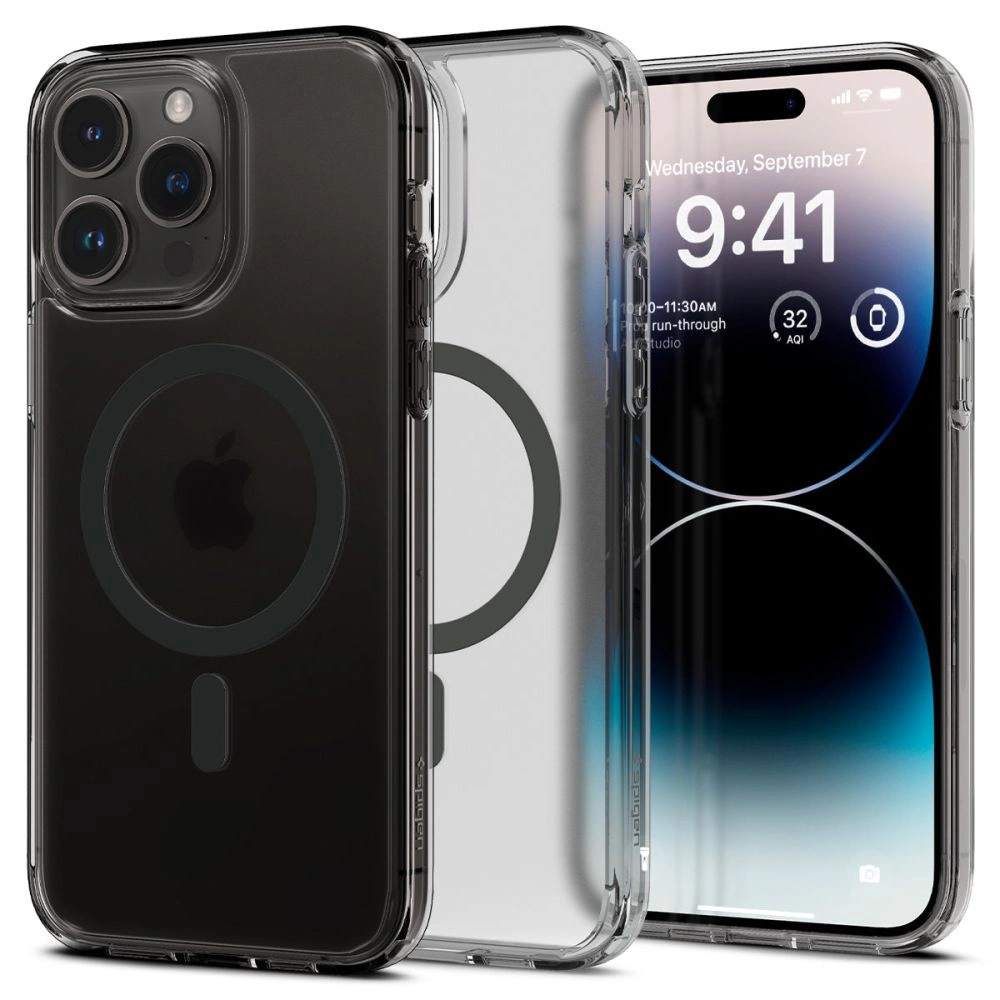 Hurtownia GSM - Etui Spigen Ultra Hybrid Mag MagSafe Apple iPhone 14 Pro Max Frost Black - SPN2610 - {ean13} - Hurt