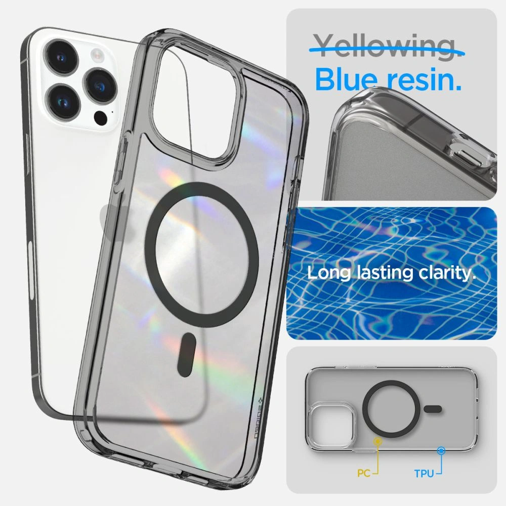 Hurtownia GSM - Etui Spigen Ultra Hybrid Mag MagSafe Apple iPhone 14 Pro Max Frost Black - SPN2610 - {ean13} - Hurt