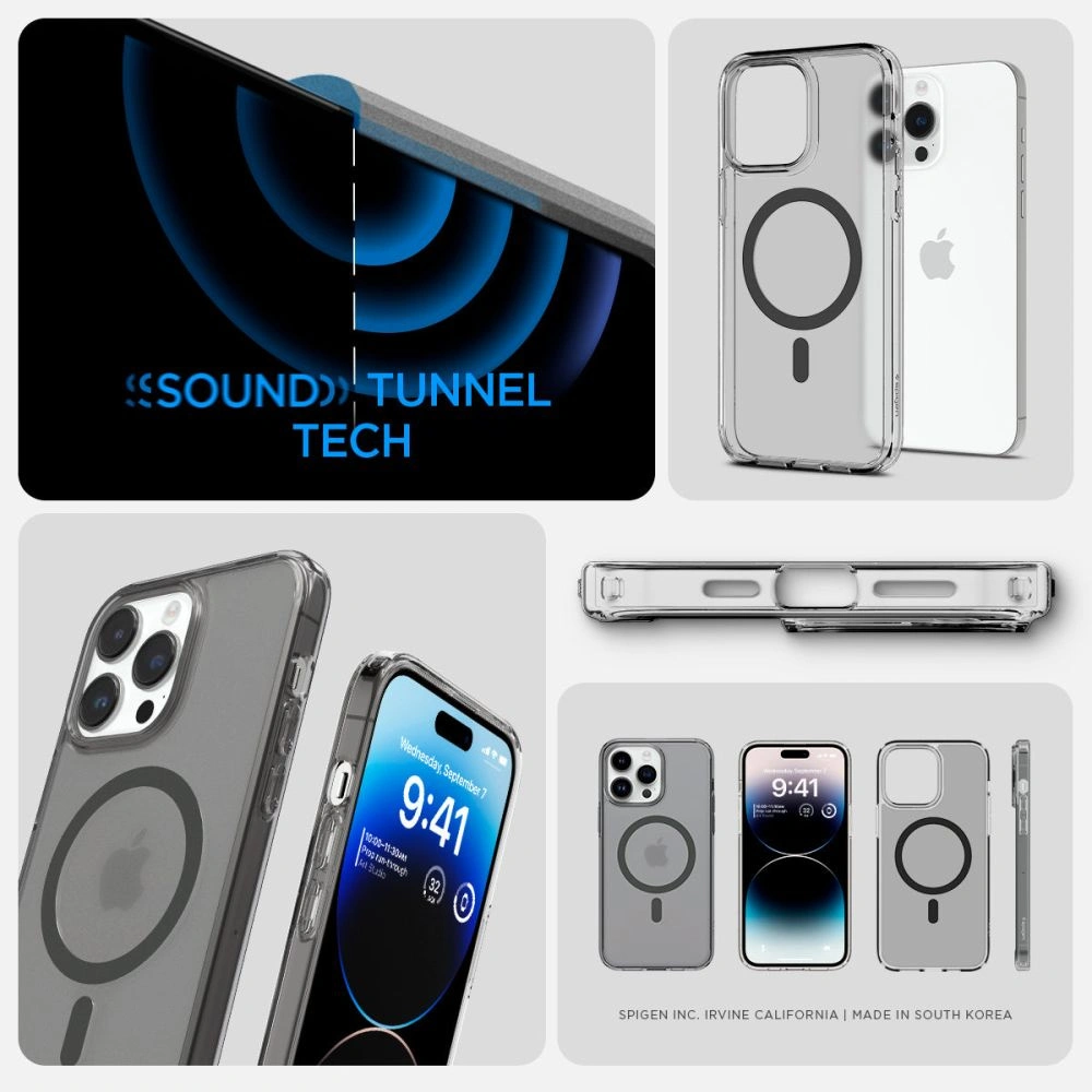 Hurtownia GSM - Case Spigen Ultra Hybrid Mag MagSafe Apple iPhone 14 Pro Max Frost Schwarz - SPN2610 - {ean13} - Hurt
