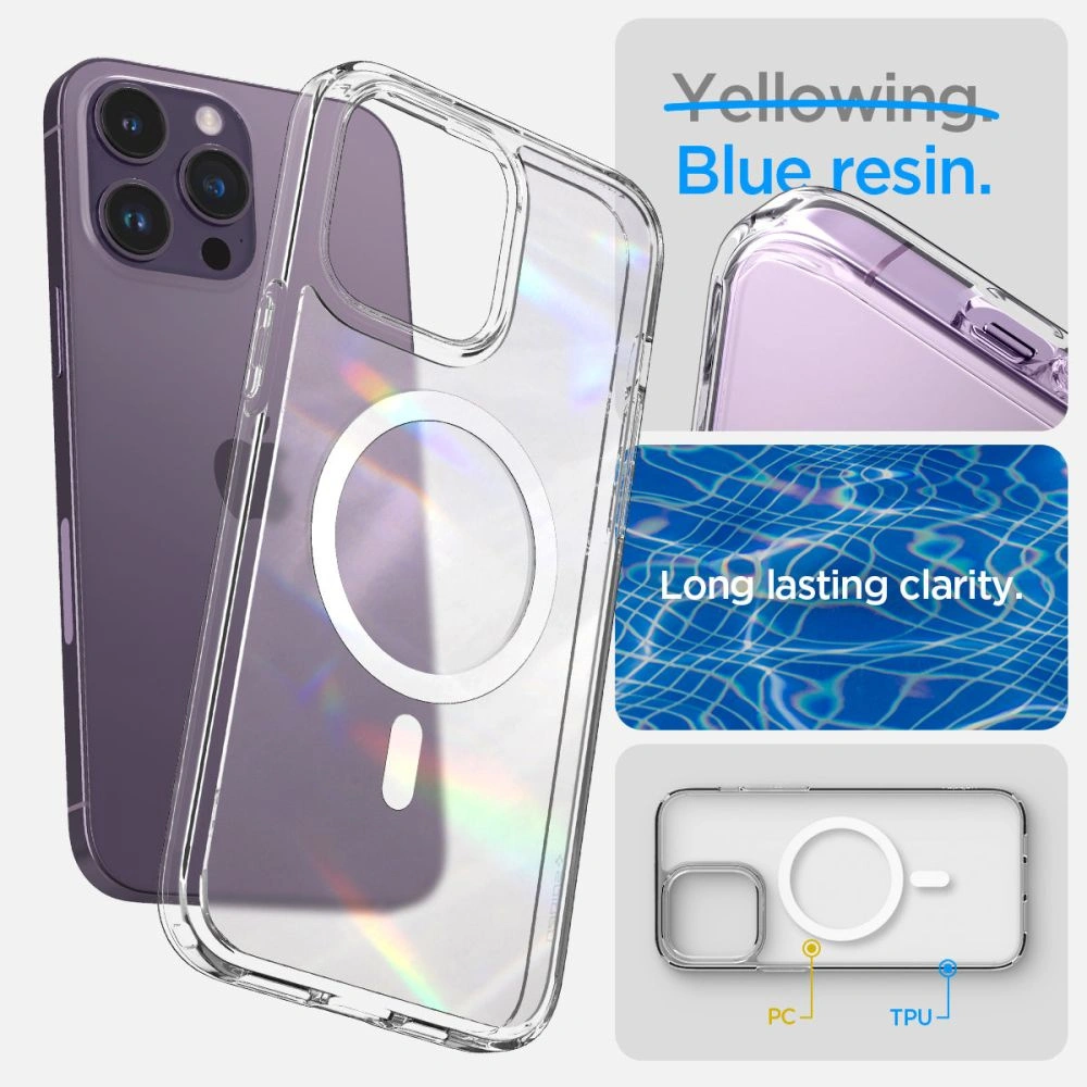 Wholesale Spigen Ultra Hybrid Mag MagSafe Apple iPhone 14 Pro Max Frost Clear - SPN2611 - {ean13} - Hurt