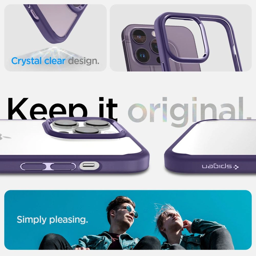 Hurtownia GSM - Etui Spigen Ultra Hybrid Apple iPhone 14 Pro Max Deep Purple - SPN2613 - {ean13} - Hurt