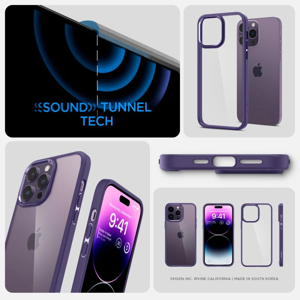 Hurtownia GSM - Etui Spigen Ultra Hybrid Apple iPhone 14 Pro Max Deep Purple - SPN2613 - {ean13} - Hurt