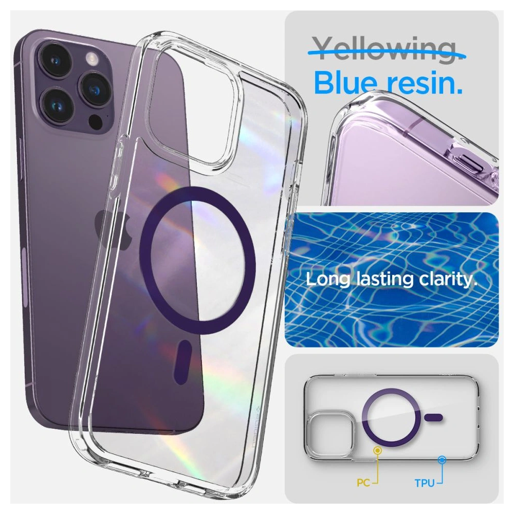 Hurtownia GSM - Etui Spigen Ultra Hybrid Mag MagSafe Apple iPhone 14 Pro Max Deep Purple - SPN2614 - {ean13} - Hurt