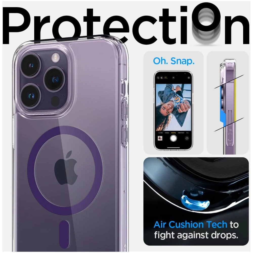Wholesale Spigen Ultra Hybrid Mag MagSafe Apple iPhone 14 Pro Max Deep Purple - SPN2614 - {ean13} - Hurt