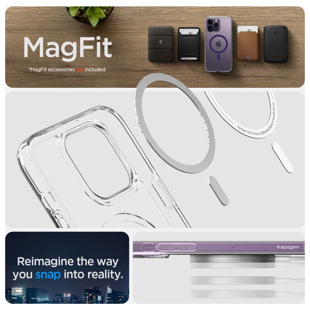 Hurtownia GSM - Etui Spigen Ultra Hybrid Mag MagSafe Apple iPhone 14 Pro Max Deep Purple - SPN2614 - {ean13} - Hurt