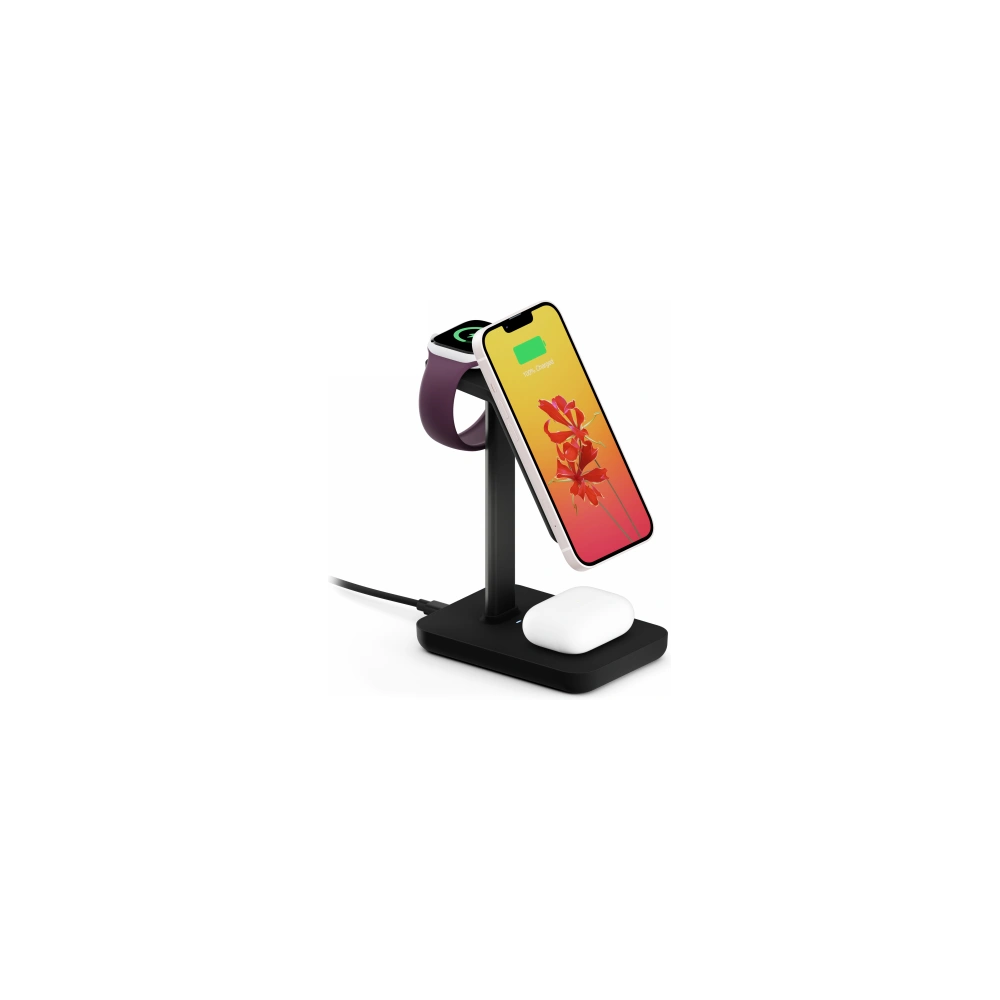 Hurtownia GSM - MagSafe vezeték nélküli töltő Twelve South HiRise 3 vezeték nélküli töltőállvány (fekete) - TSH054 - {ean13} - Hurt