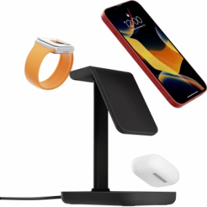 Hurtownia GSM - MagSafe vezeték nélküli töltő Twelve South HiRise 3 vezeték nélküli töltőállvány (fekete) - TSH054 - {ean13} - Hurt
