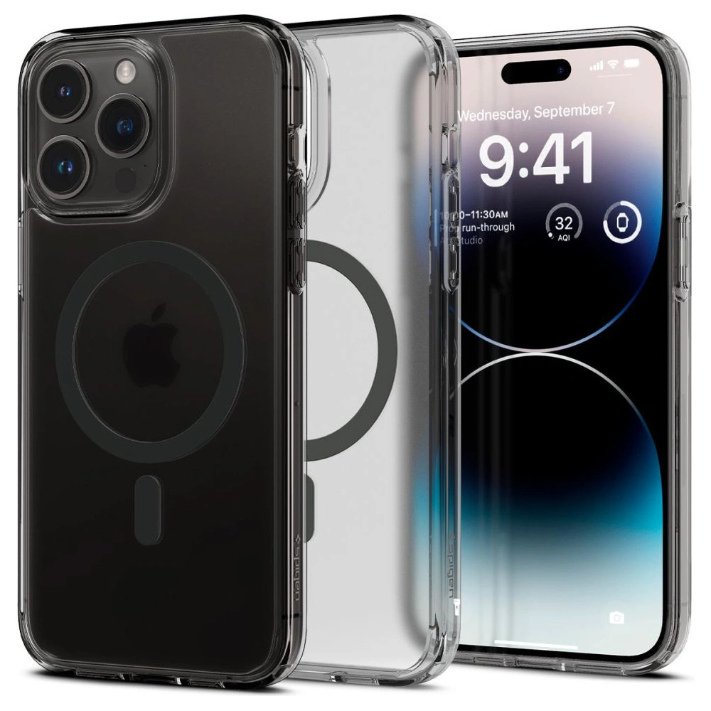 Hurtownia GSM - Etui Spigen Ultra Hybrid Mag MagSafe Apple iPhone 14 Pro Frost Black - SPN2616 - {ean13} - Hurt