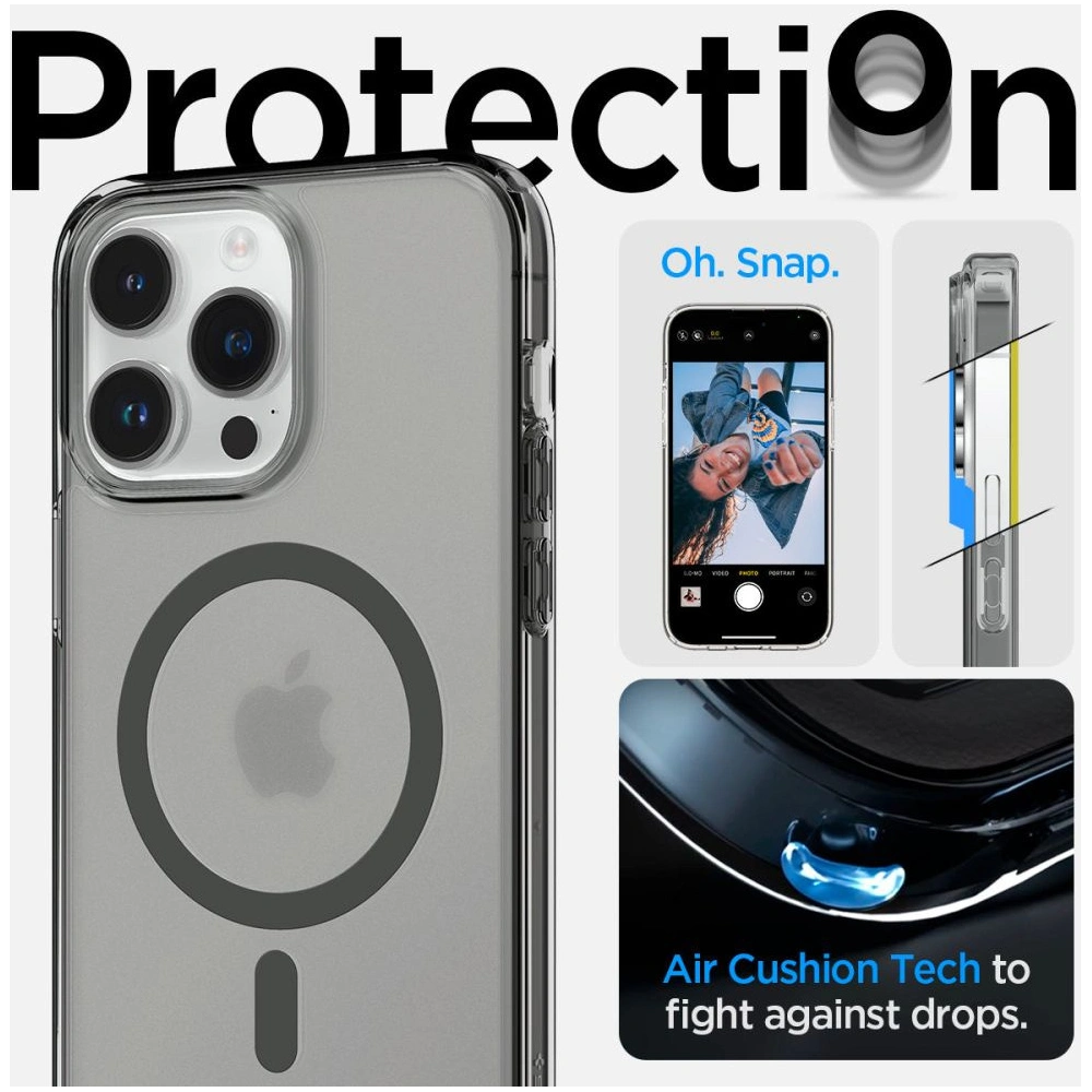 Hurtownia GSM - Etui Spigen Ultra Hybrid Mag MagSafe Apple iPhone 14 Pro Frost Black - SPN2616 - {ean13} - Hurt