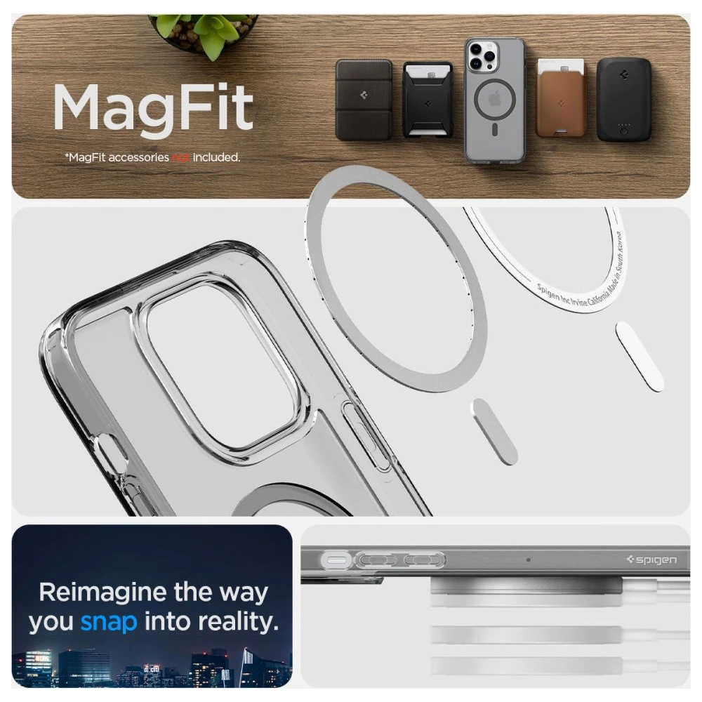 Hurtownia GSM - Etui Spigen Ultra Hybrid Mag MagSafe Apple iPhone 14 Pro Frost Black - SPN2616 - {ean13} - Hurt