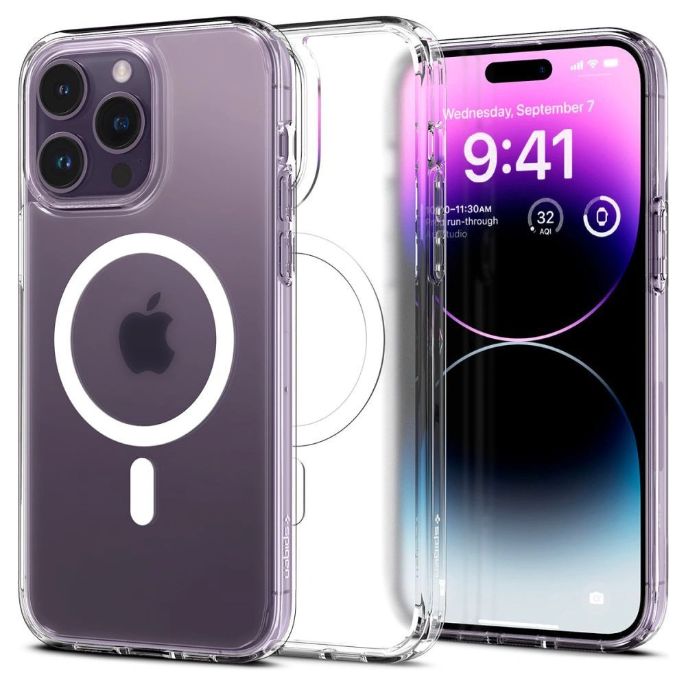 Hurtownia GSM - Etui Spigen Ultra Hybrid Mag MagSafe Apple iPhone 14 Pro Frost Clear - SPN2617 - {ean13} - Hurt