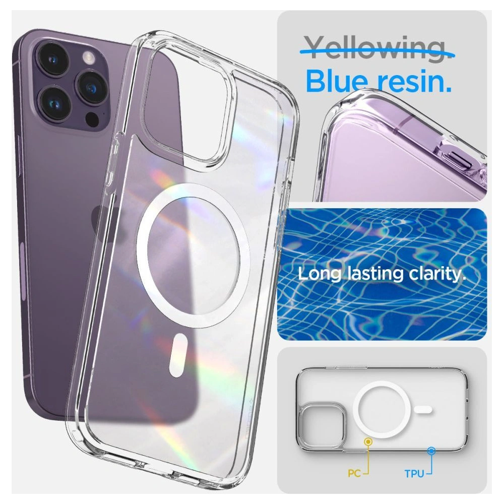 Wholesale Spigen Ultra Hybrid Mag MagSafe Apple iPhone 14 Pro Frost Clear - SPN2617 - {ean13} - Hurt