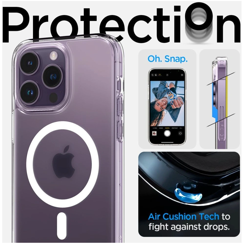 Hurtownia GSM - Etui Spigen Ultra Hybrid Mag MagSafe Apple iPhone 14 Pro Frost Clear - SPN2617 - {ean13} - Hurt