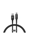 Kabel Crong Armor Link USB-A/USB-C 60W 3A 25cm (černý)