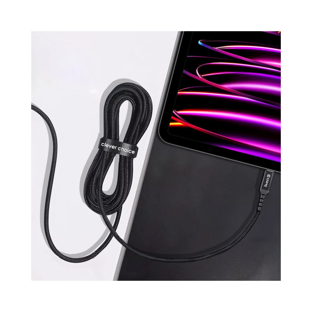 Hurtownia GSM - Kabel Crong Armor Link USB-A/USB-C 60W 3A 25cm (černý) - CRG565 - {ean13} - Hurt